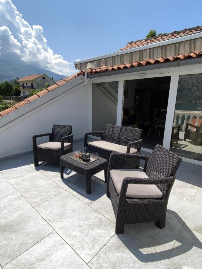 Lux Boka Sea View Apartment Kotor Bagian luar foto